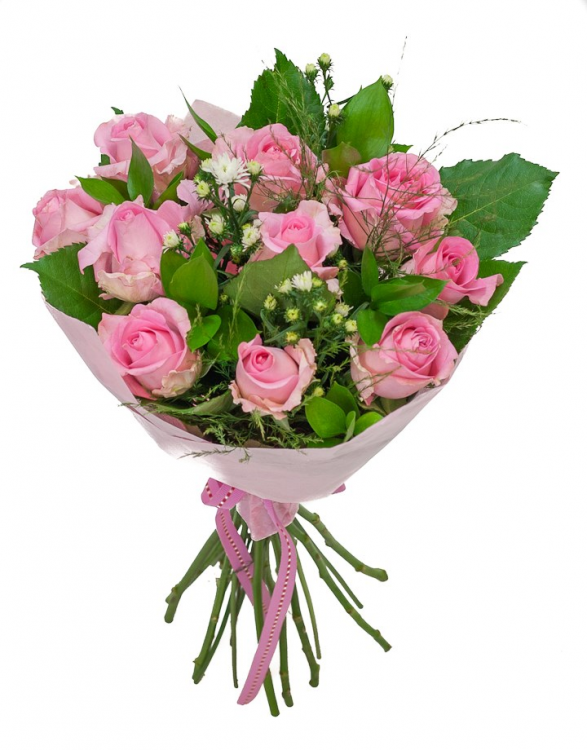 Bouquet Of Pink Roses Same Day Delivery Bahraingreetings