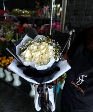 White Rose Bouquet