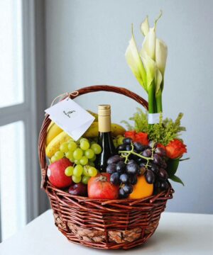 Sparkling and Fruit Basket