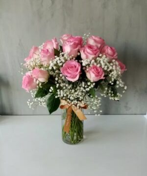 Premium Long Stem Pink Roses