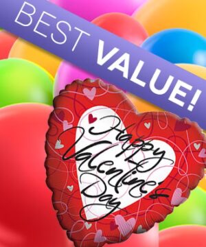 Florist Designed Valentine's Balloon Bouquet