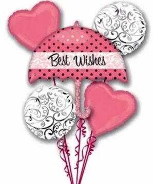 New Pink Wedding Balloon Bouquet