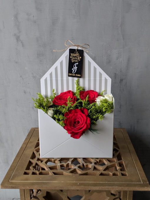 Red and White Letter Box
