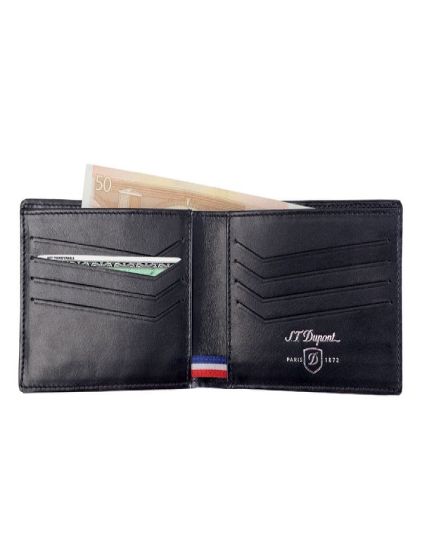 S.T Dupont BILLFOLD 8 CREDIT CARDS & ID PAPER HOLDER, CARBON LEATHER | Same Day Delivery ...