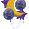 EID Mubarak Foil Balloon Bouquet