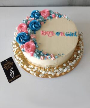 Gender Reveal Cake