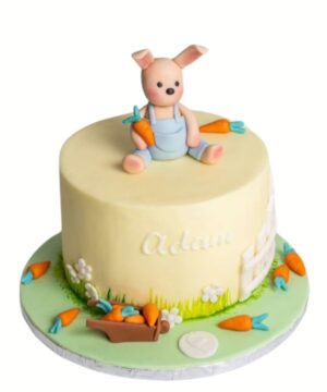 Bunny Theme Cake & Flowers