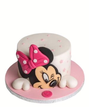 Winky Mouse Theme Cake & Flowers