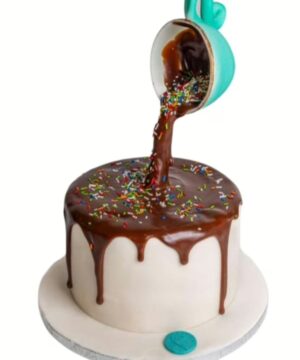 Let it Flow Theme Cake