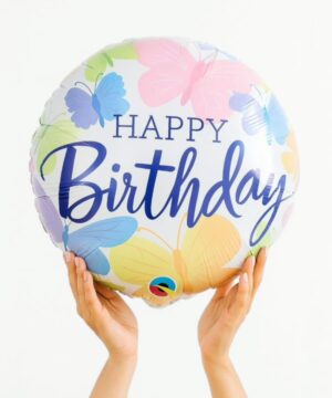 Happy Birthday Blue Butterfly