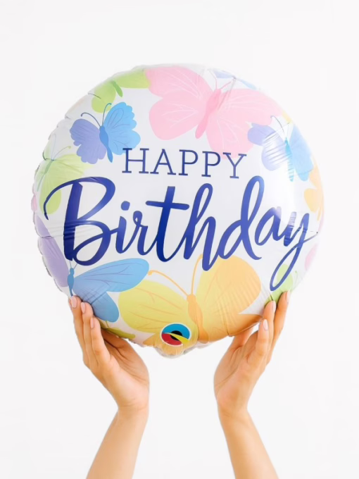 Happy Birthday Blue Butterfly
