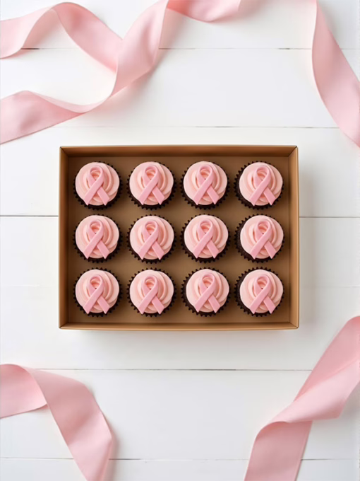 Think Pink Mini Cupcakes