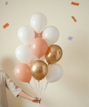 Elegant Pastel Balloon Bouquet