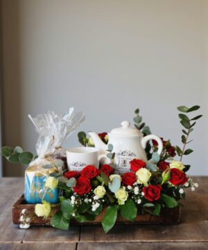 Winter Blossom Tea Tray