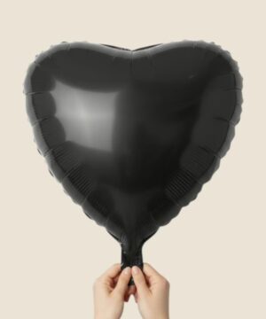 Black Heart Balloon