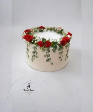 White Rose Cake